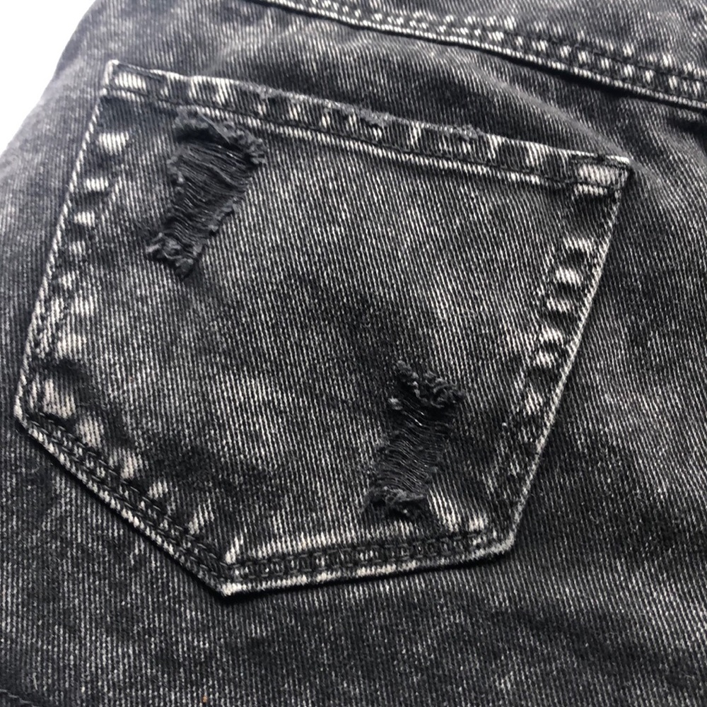 BULLHEAD DENIM HIGH RISE SHORTS - Picture 3 of 4